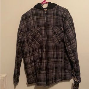 Hoodie flannel never worn, tag still on